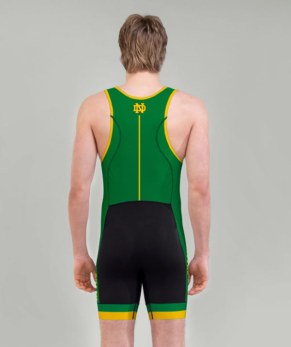 Men's Notre Dame High School Pro Unisuit - Green/Gold/Black