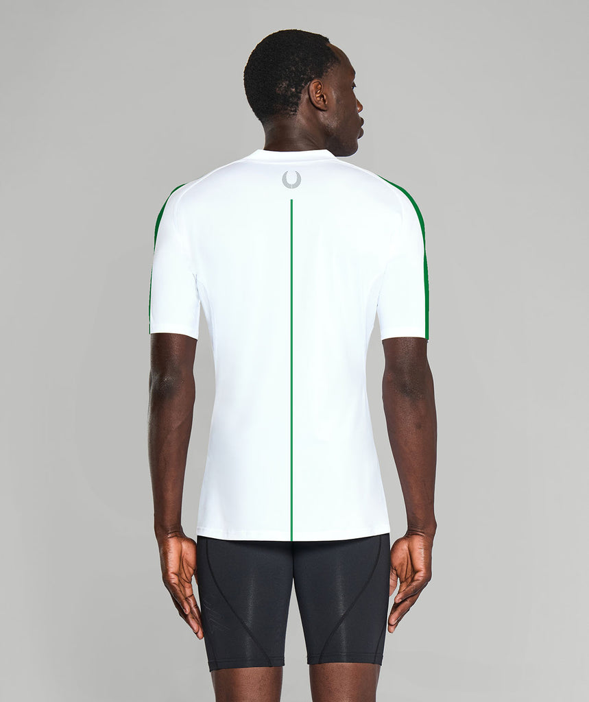 Men's Notre Dame High School Base Layer SS - White