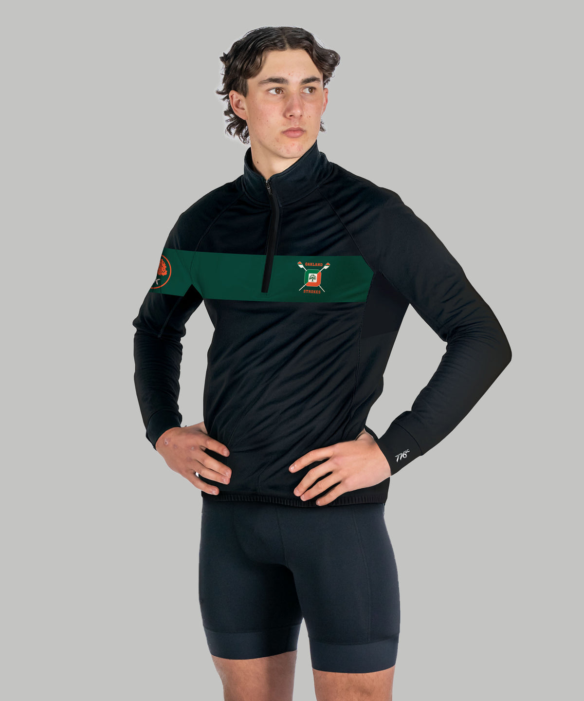 Men's Oakland Strokes Shield Jacket - Black