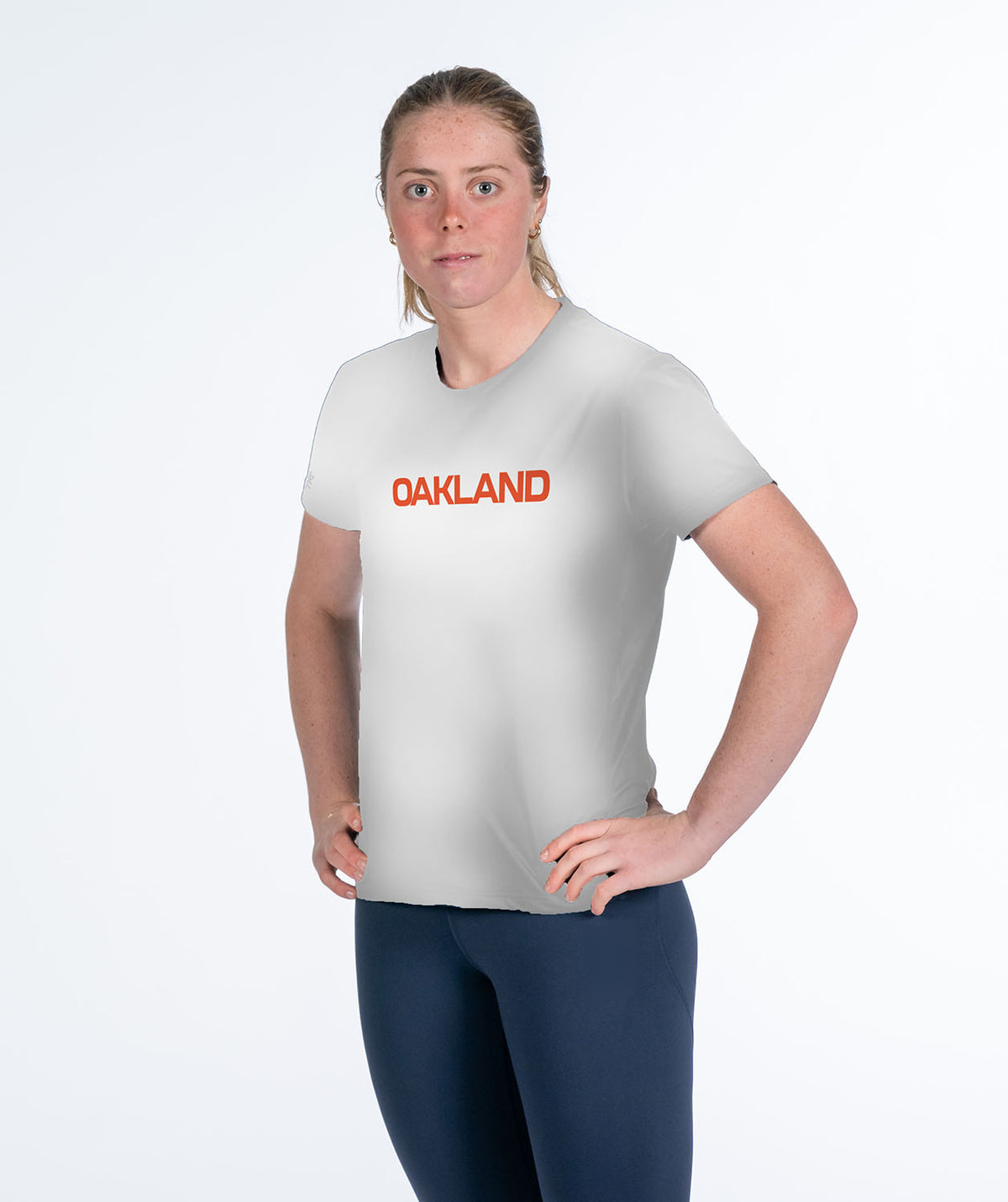 Women's Oakland Strokes Performance T-Shirt SS - White