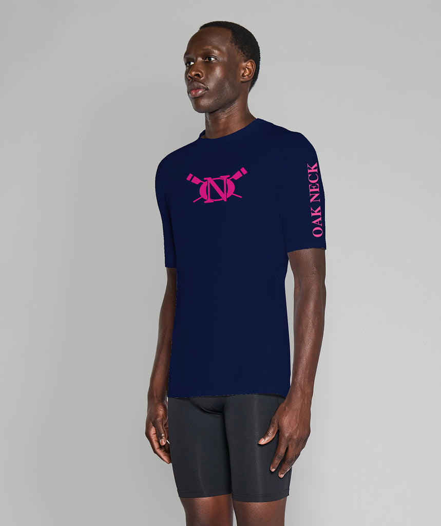 Men's Oak Neck Rowing Base Layer SS - Navy