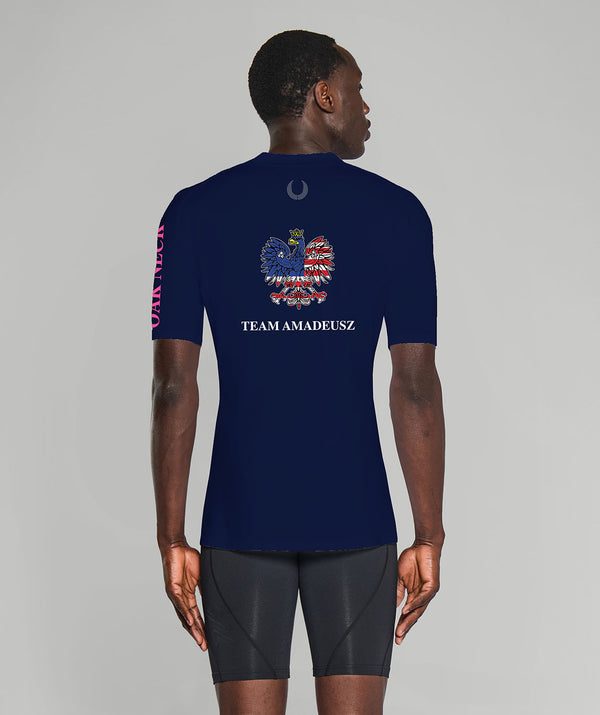 Men's Oak Neck Rowing Base Layer SS - Navy