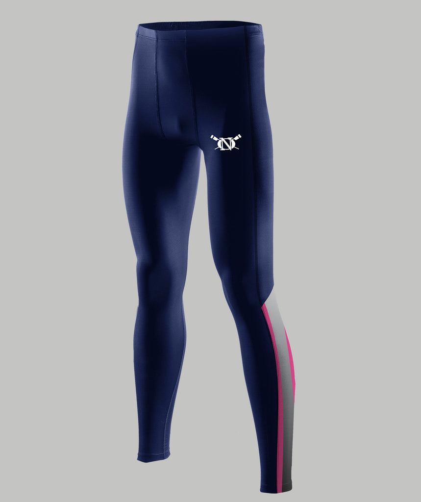 Men's Oak Neck Rowing Streamline Tight - Navy