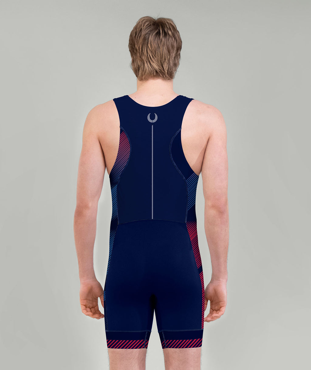 Men's 776BC Pro Unisuit - Navy/Crimson