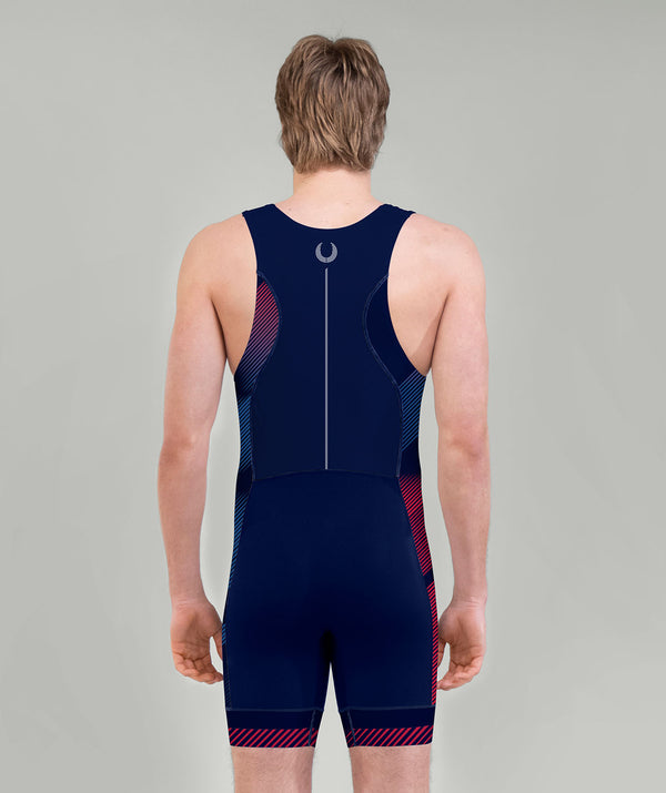 Men's 776BC Pro Unisuit - Navy/Crimson