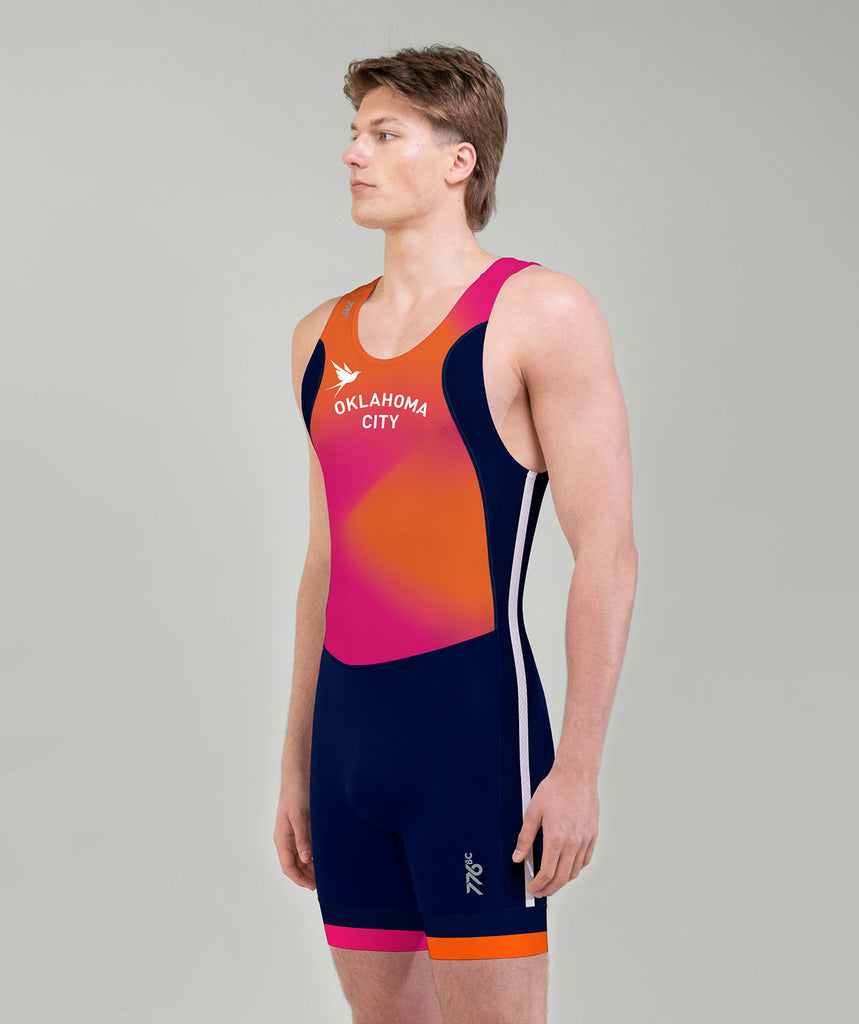 Men's OKC Riversport Pro Unisuit - Navy/Pink