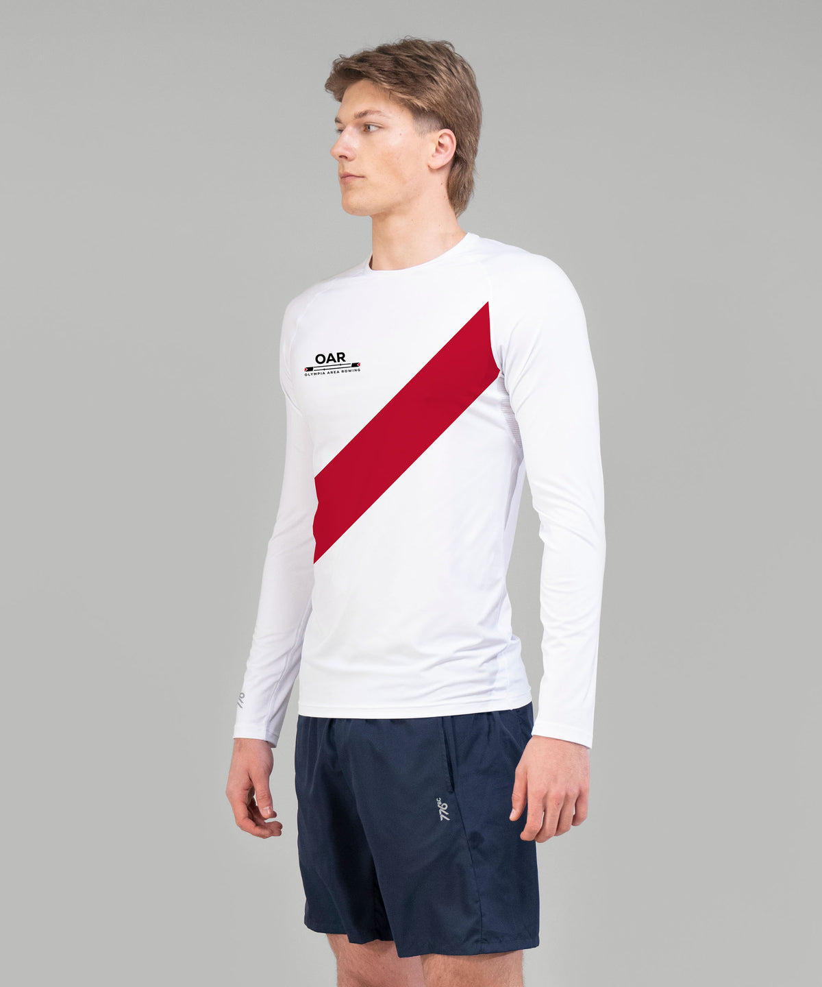 Men's Olympia Area Rowing Base Layer LS - White