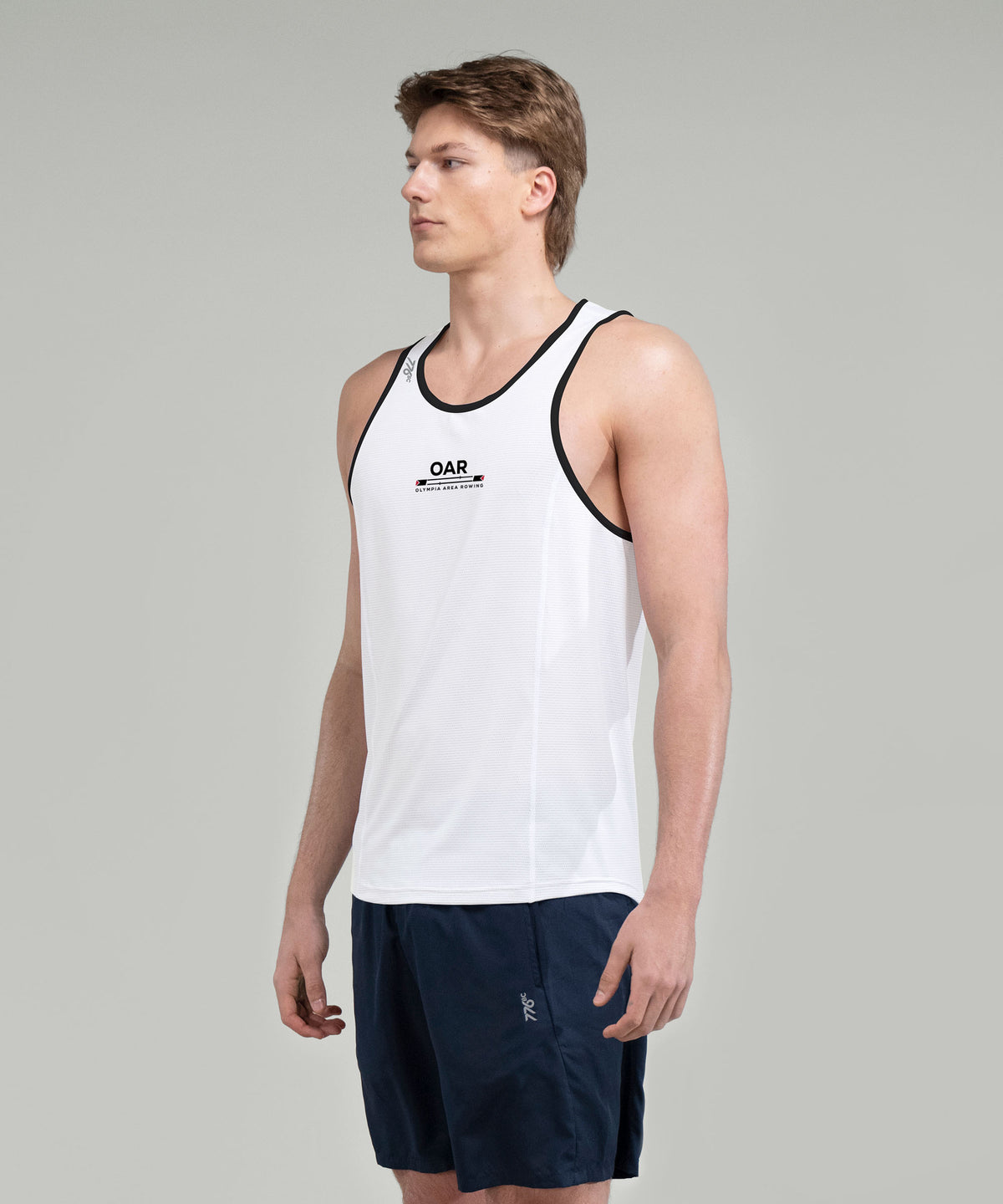 Men's Olympia Area Rowing Performance Tank - White