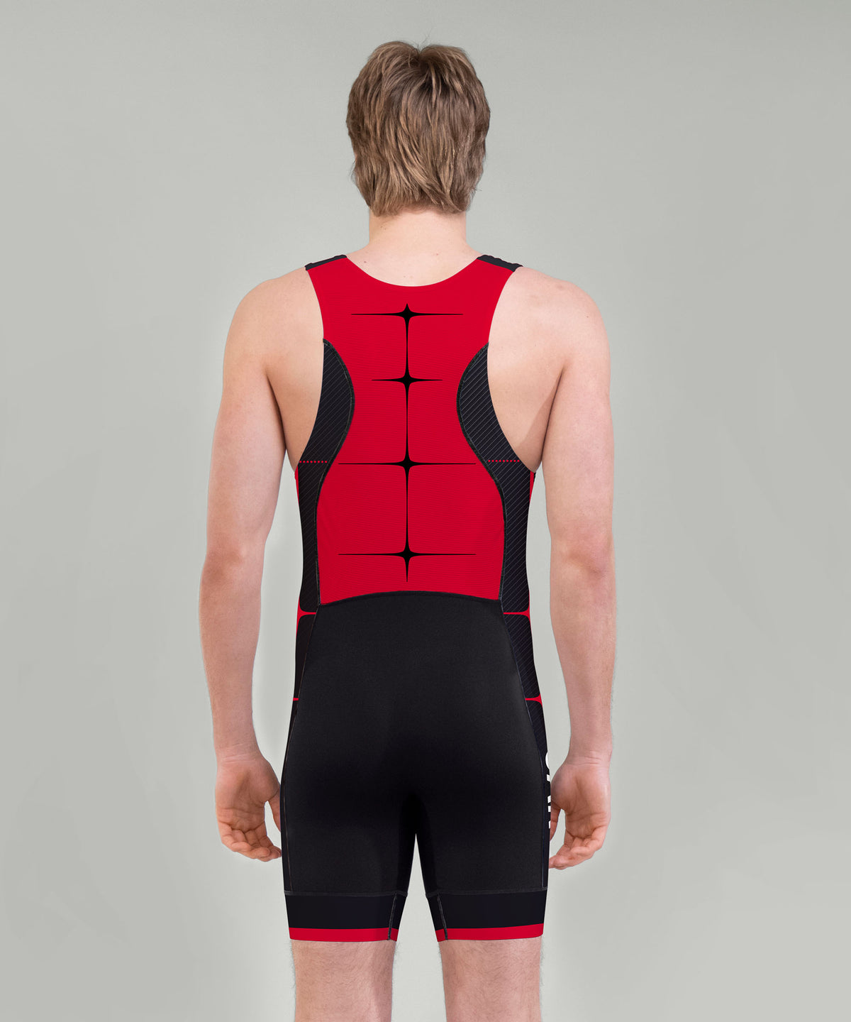 Men's Olympia Area Rowing Motion Pro Unisuit - Black/Red