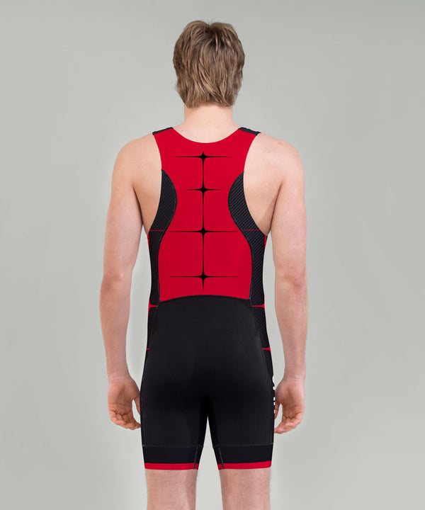 Men's Olympia Area Rowing Motion Pro Unisuit - Black/Red