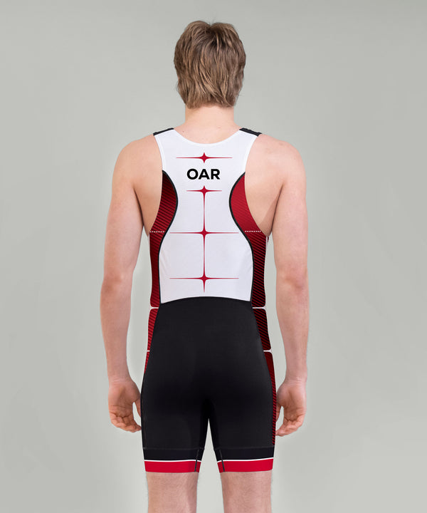 Men's Olympia Area Rowing Motion Pro Unisuit - White/Red