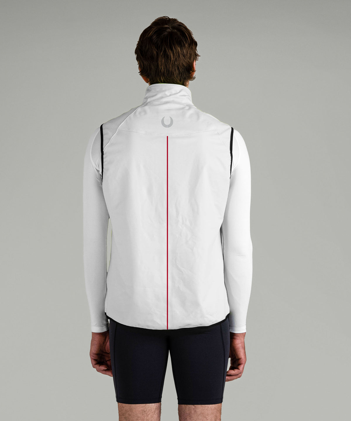 Men's Olympia Area Rowing Stratus Vest - White/Black