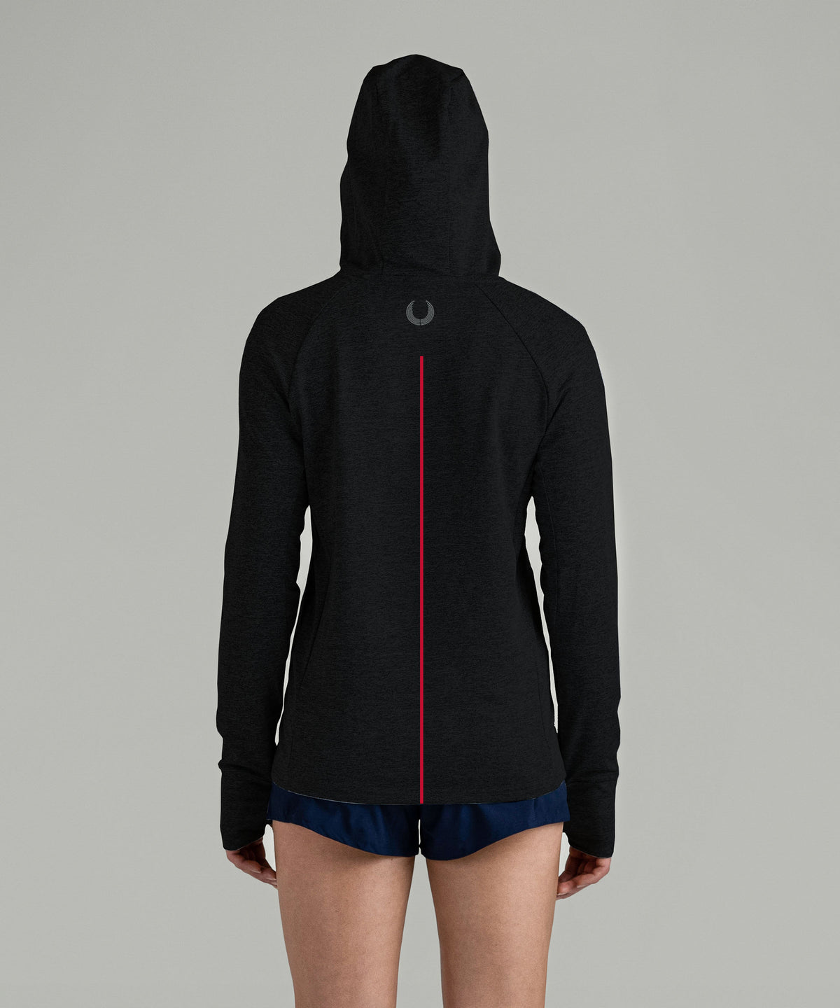 Women's Olympia Area Rowing Training Hoodie - Black