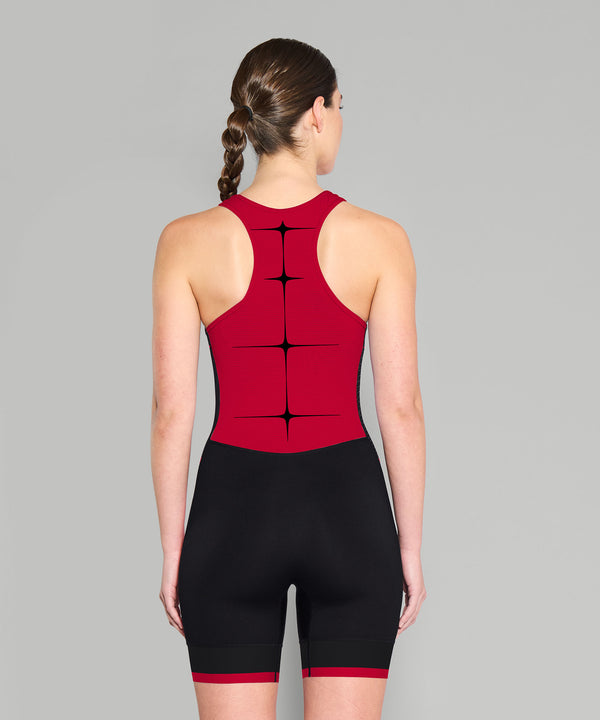 Women's Olympia Area Rowing Motion Pro Unisuit - Black/Red