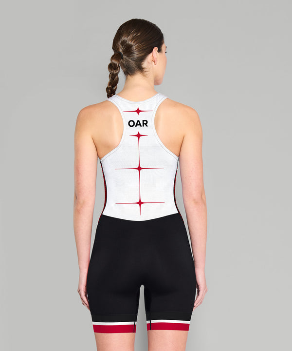 Women's Olympia Area Rowing Motion Pro Unisuit - White/Red