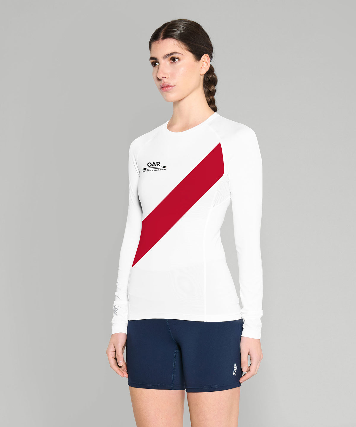 Women's Olympia Area Rowing Base Layer LS - White