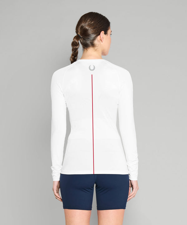 Women's Olympia Area Rowing Base Layer LS - White