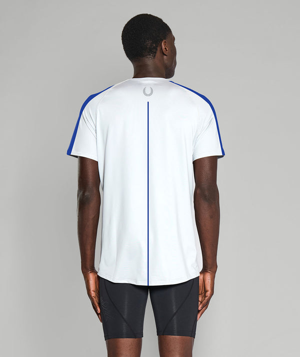 Men's Palm Beach Training T-Shirt SS - White/Royal