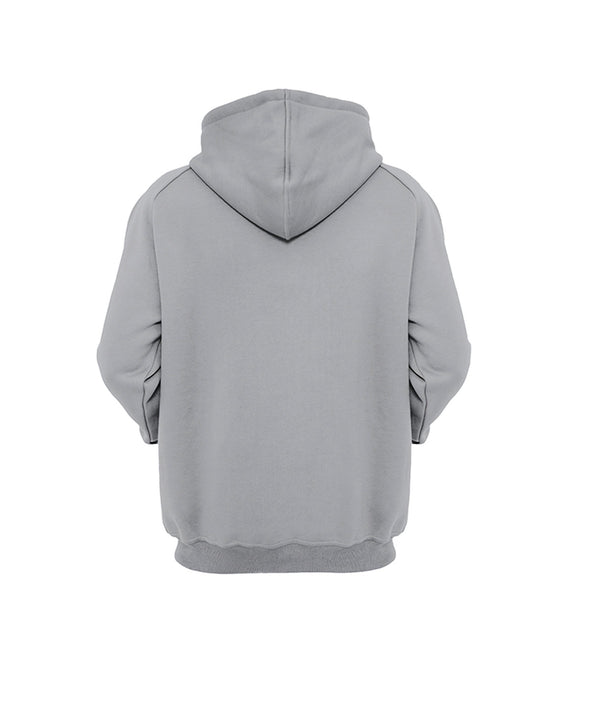 Unisex Pelham Community Rowing Association Pop Over Hoodie - Grey Marle