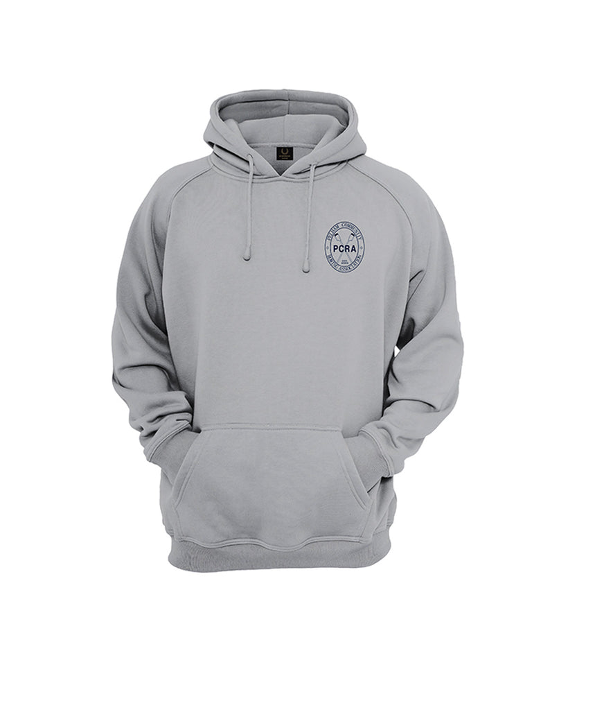 Unisex Pelham Community Rowing Association Pop Over Hoodie - Grey Marle