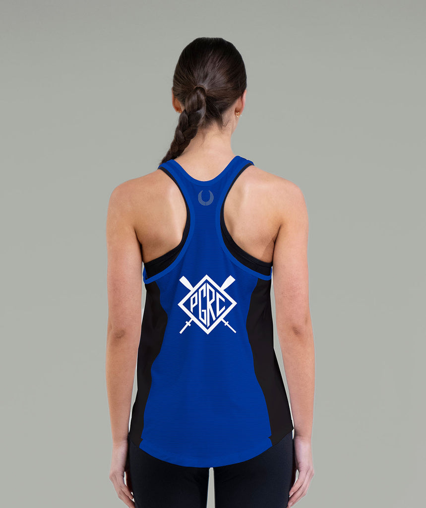 Women's Philadelphia Girls Rowing Club Performance Tank - Black/Blue