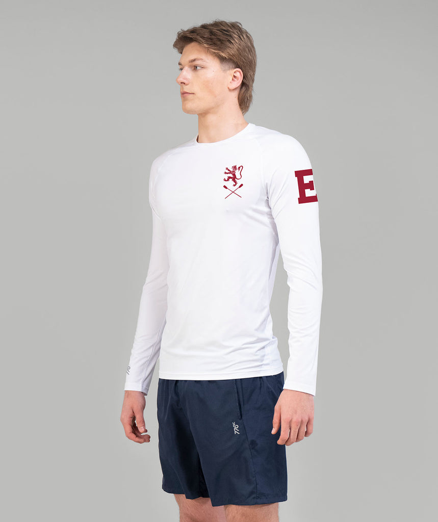 Men's Phillips Exeter Academy Base Layer LS - White/Red