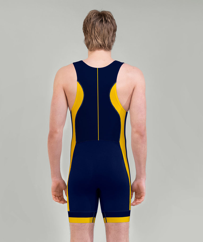 Men's Pittsburgh Central Catholic Pro Unisuit - Navy/Yellow