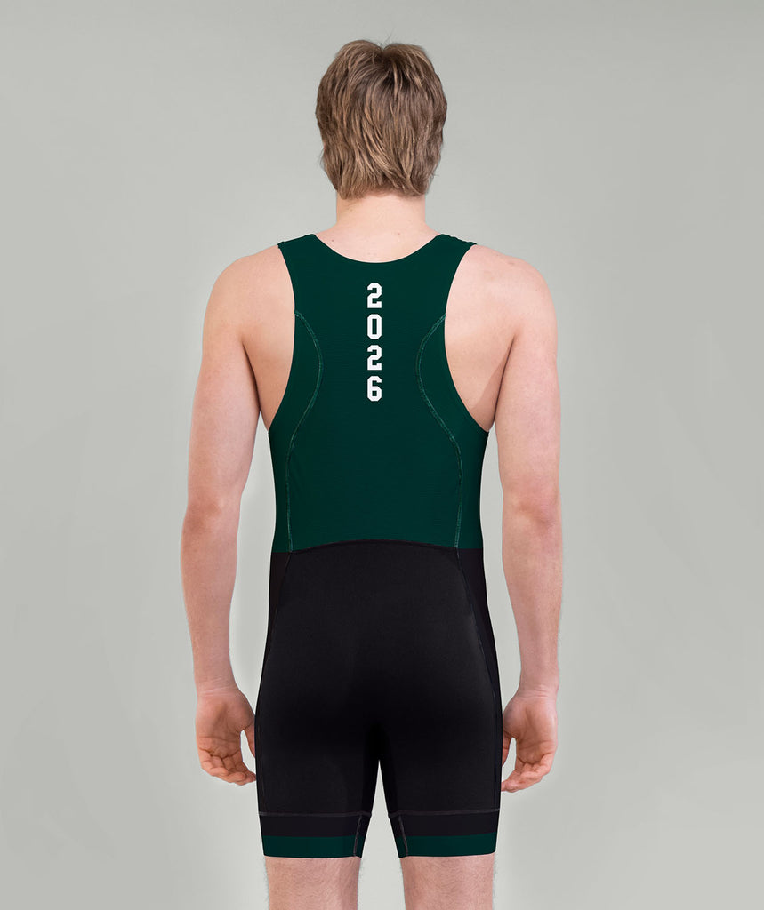 Men's Pocock Youth Rowing Pro Unisuit - Black/Green
