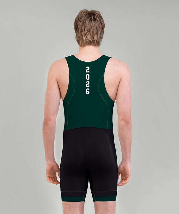 Men's Pocock Youth Rowing Pro Unisuit - Black/Green