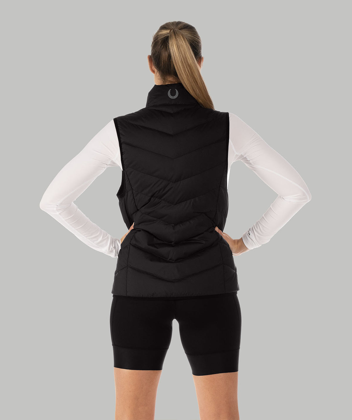 Women's Port Rowing Cumulus Puffer Vest - Black