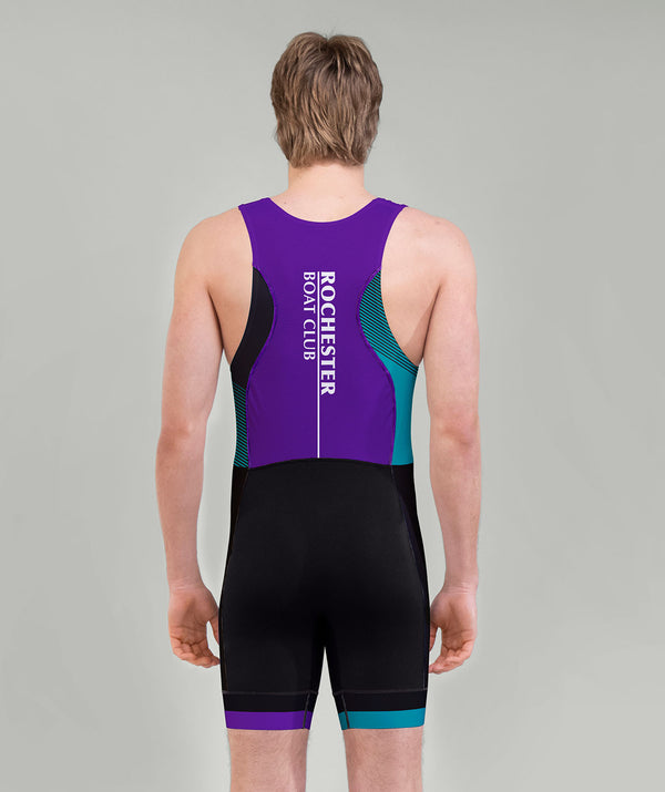 Men's Rochester Boat Club Pro Unisuit - Purple/Teal