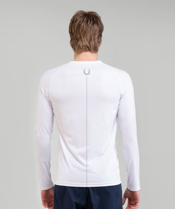 Men's Rockland Rowing Base Layer LS - White