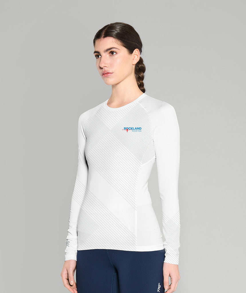 Women's Rockland Rowing Base Layer LS - White