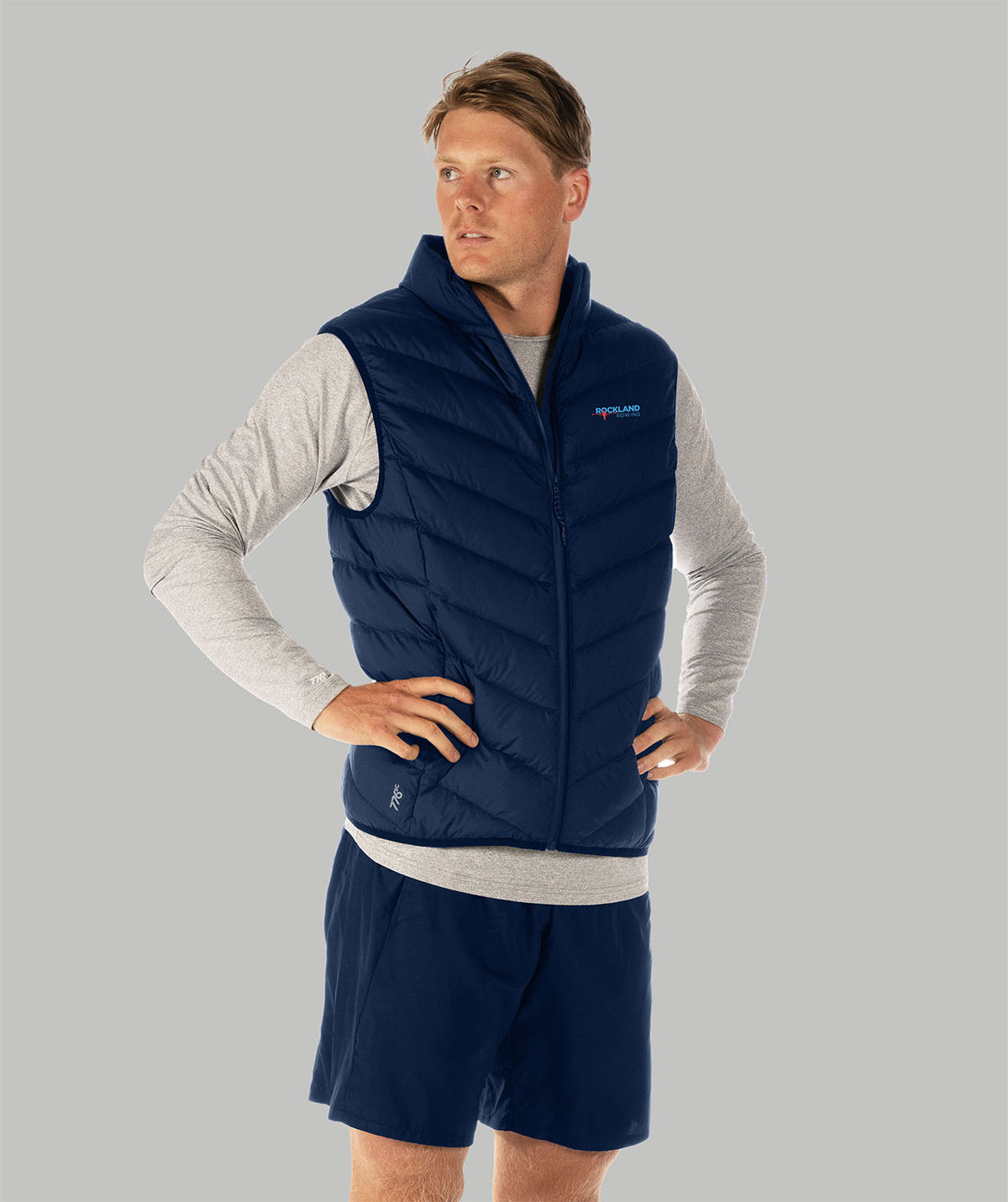 Men's Rockland Rowing Cumulus Puffer Vest - Navy