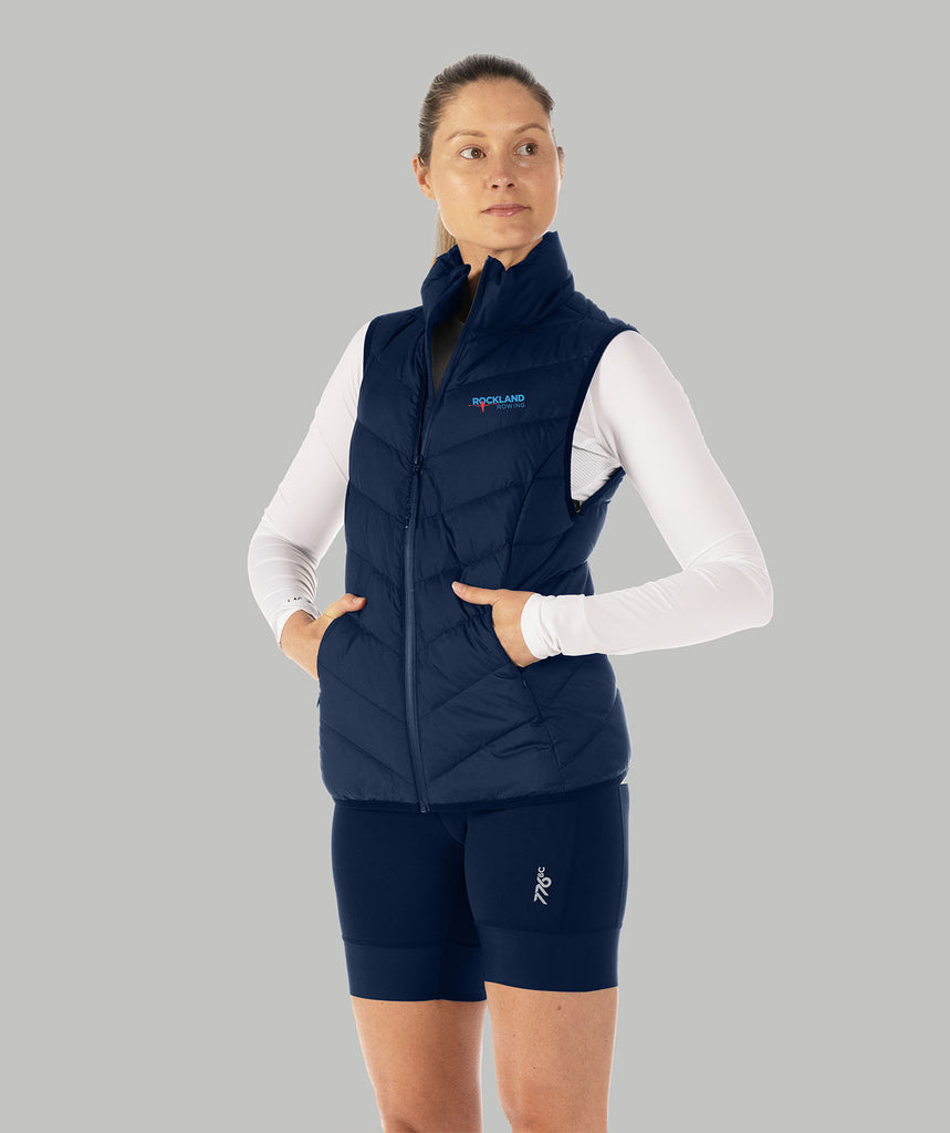 Women's Rockland Rowing Cumulus Puffer Vest - Navy