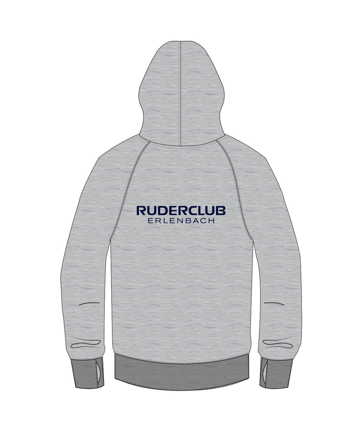 Unisex Ruderclub Erlenbach Pop Over Hoodie - Grey