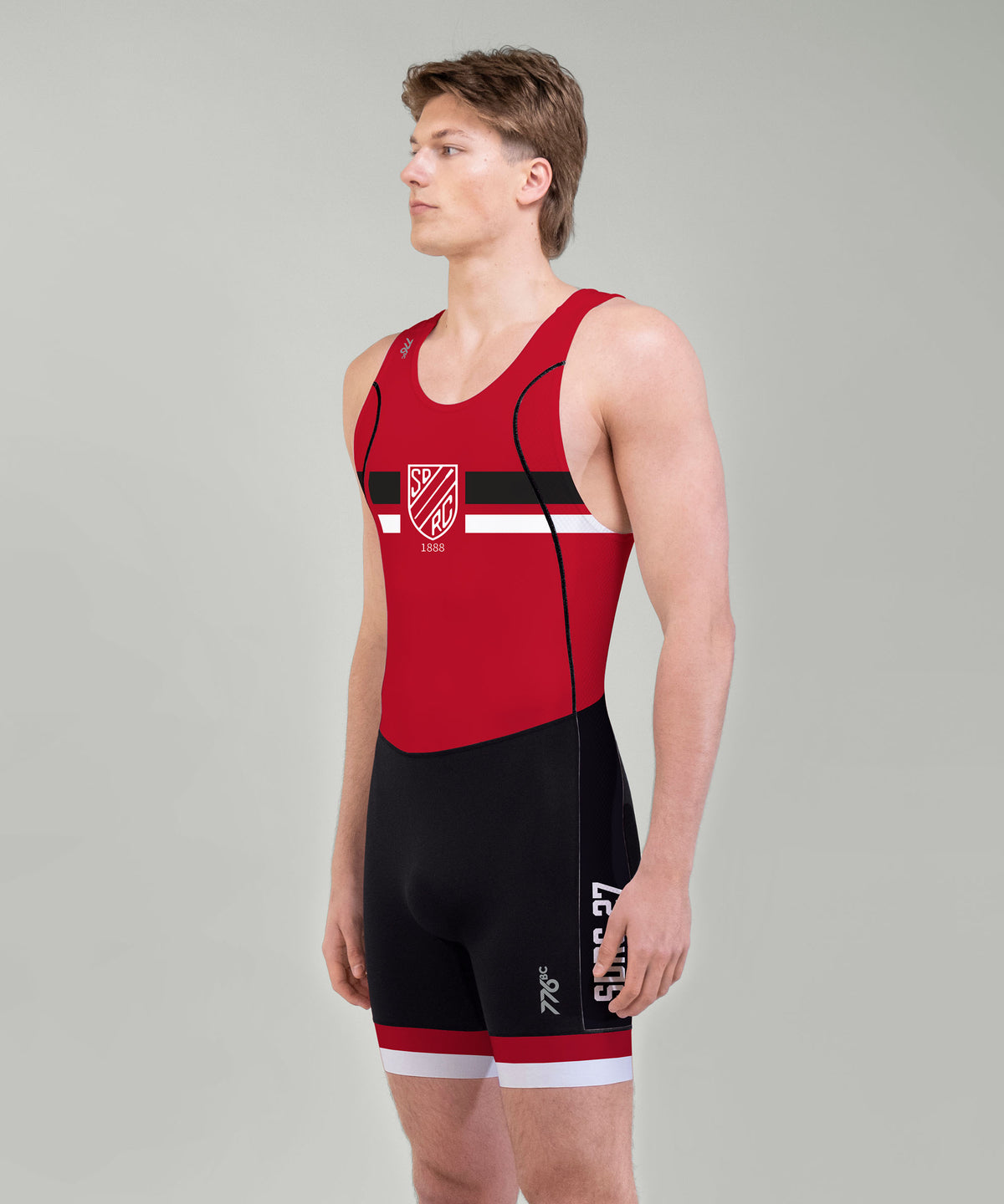 Men's San Diego Rowing Club Pro Unisuit - Red