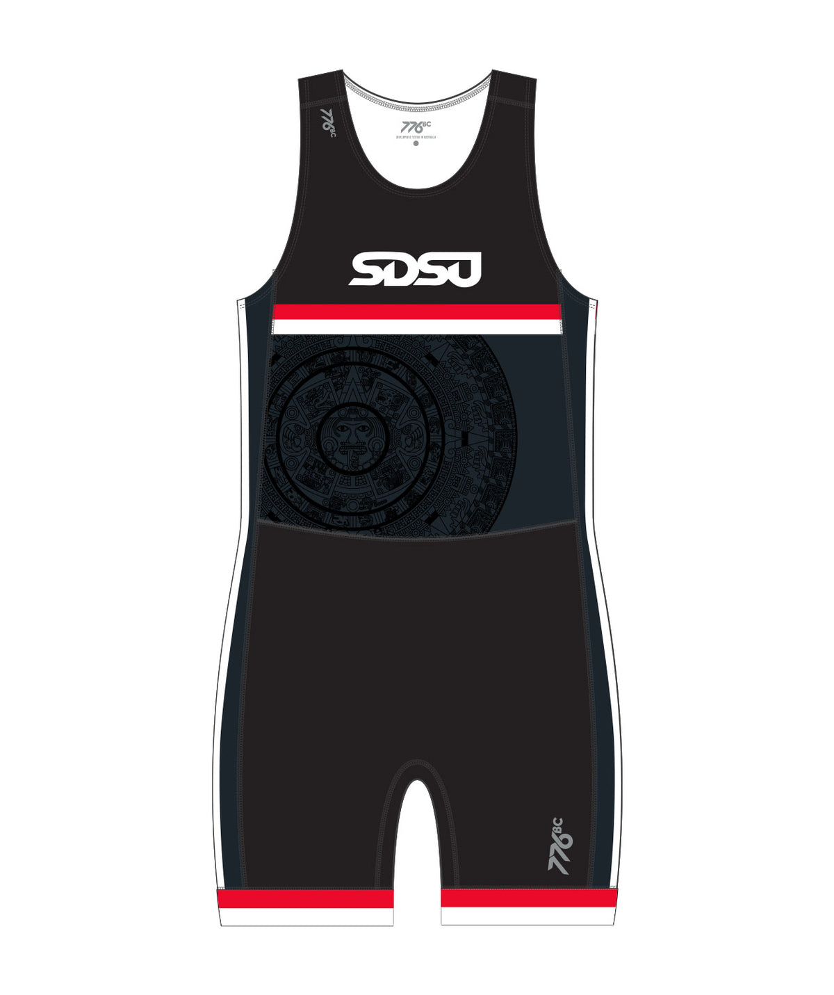 Men's San Diego State Sprint Unisuit - Black