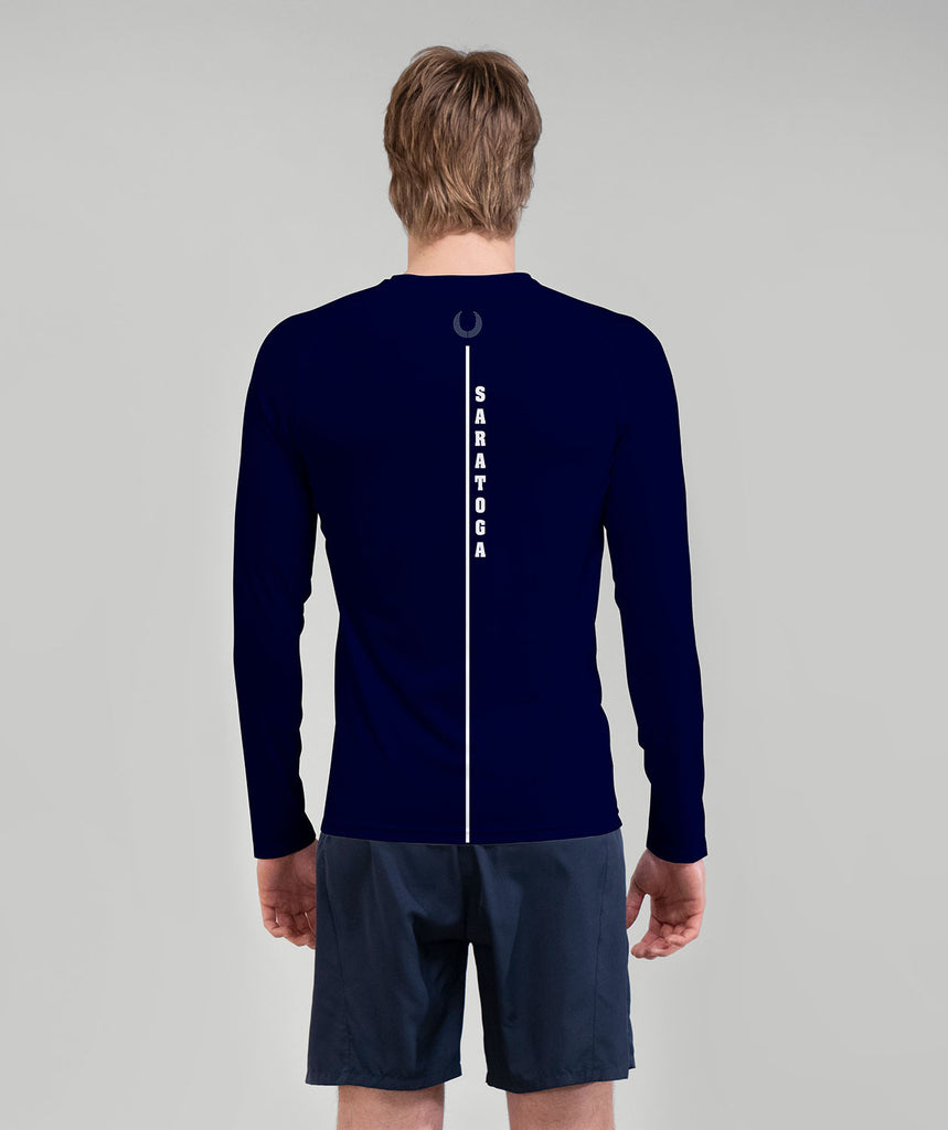 Men's Saratoga Rowing Association Winter Base Layer LS - Navy