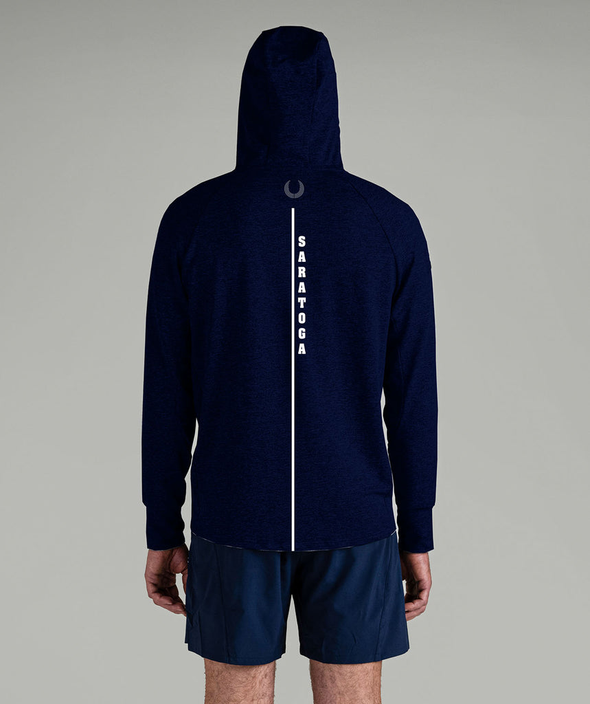 Men's Saratoga Rowing Association Tech 1/4 Zip Hoodie - Navy