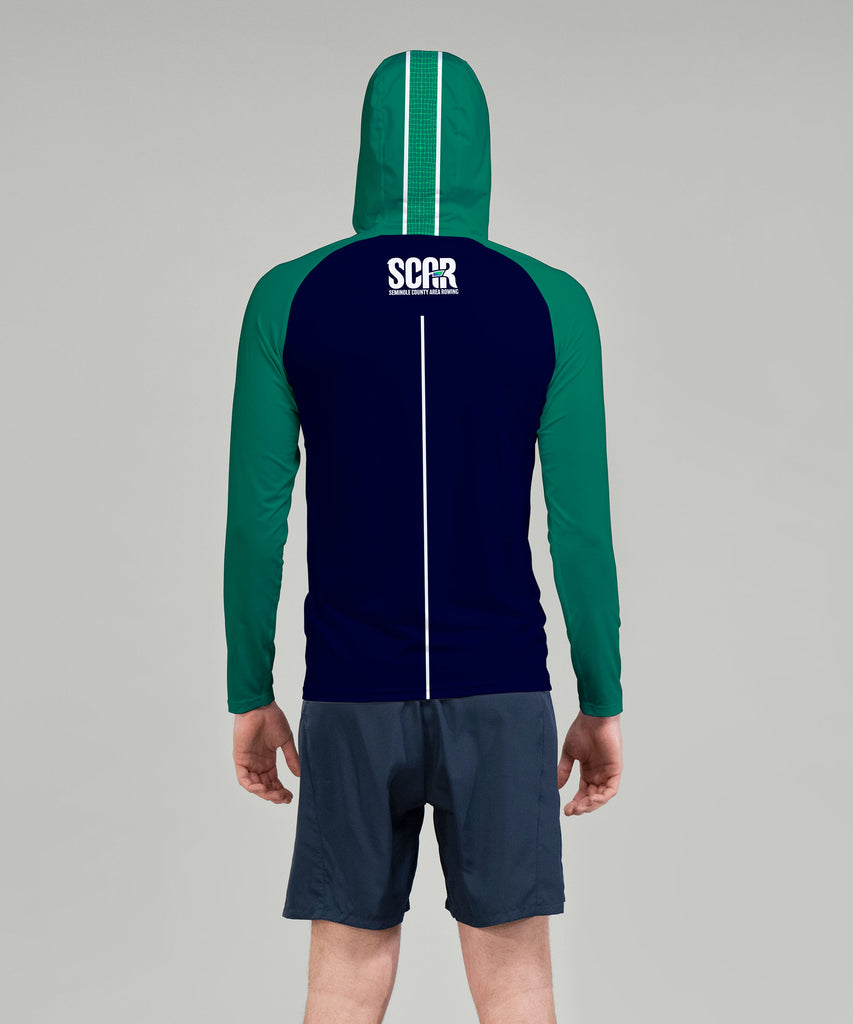 Men's Scar Sun Hoodie LS - Green