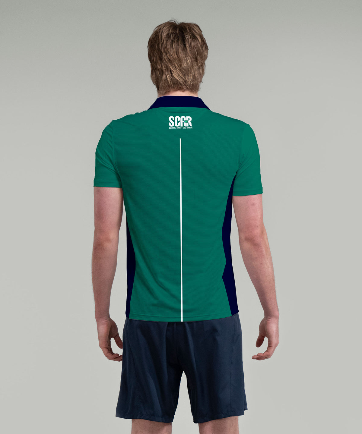 Men's Scar Polo SS - Navy