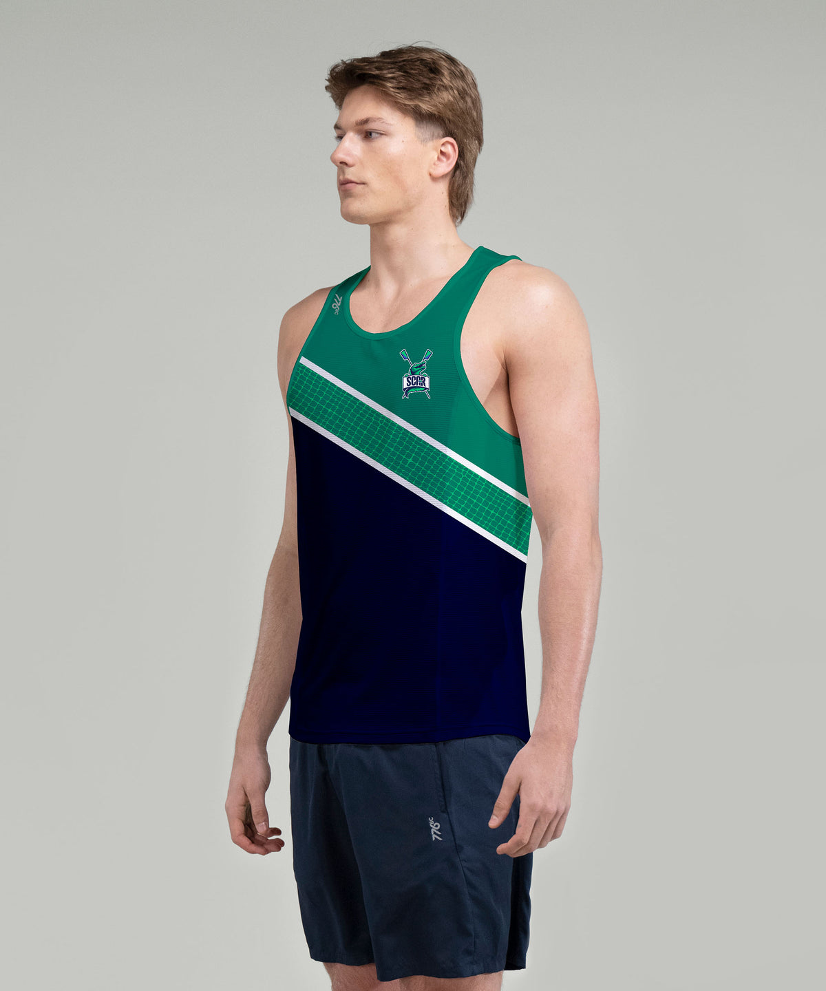 Men's Scar Performance Tank - Navy