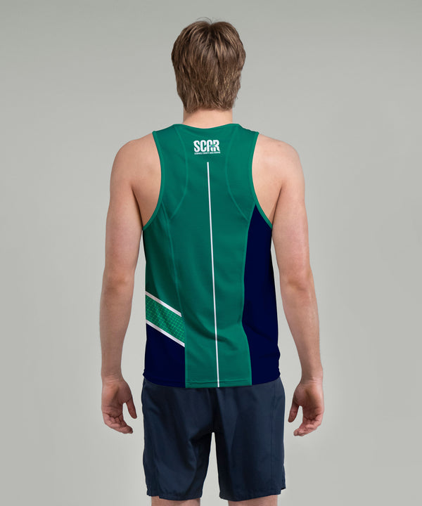 Men's Scar Performance Tank - Navy