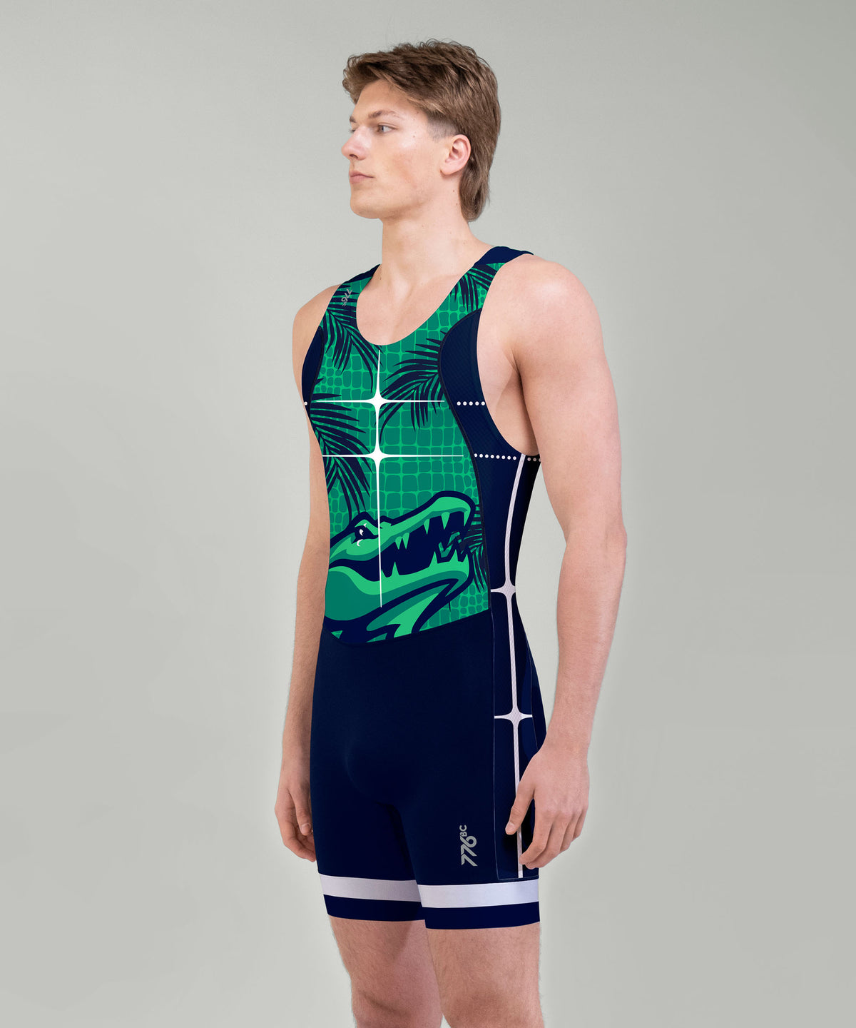Men's Scar Pro Unisuit - Navy/Green