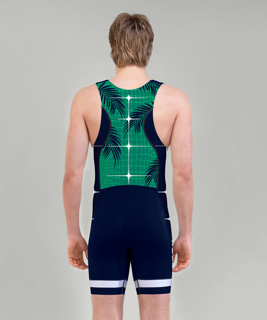 Men's Scar Pro Unisuit - Navy/Green