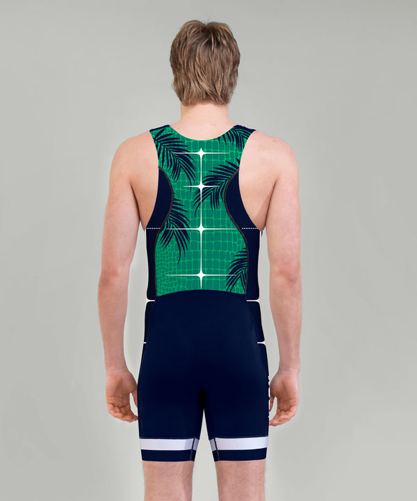 Men's Scar Pro Unisuit - Navy/Green