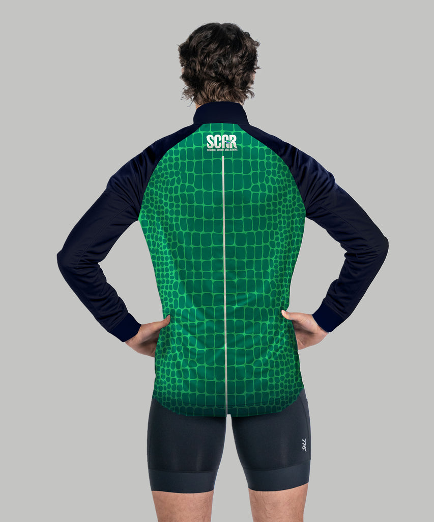Men's Scar Shield Jacket - Navy