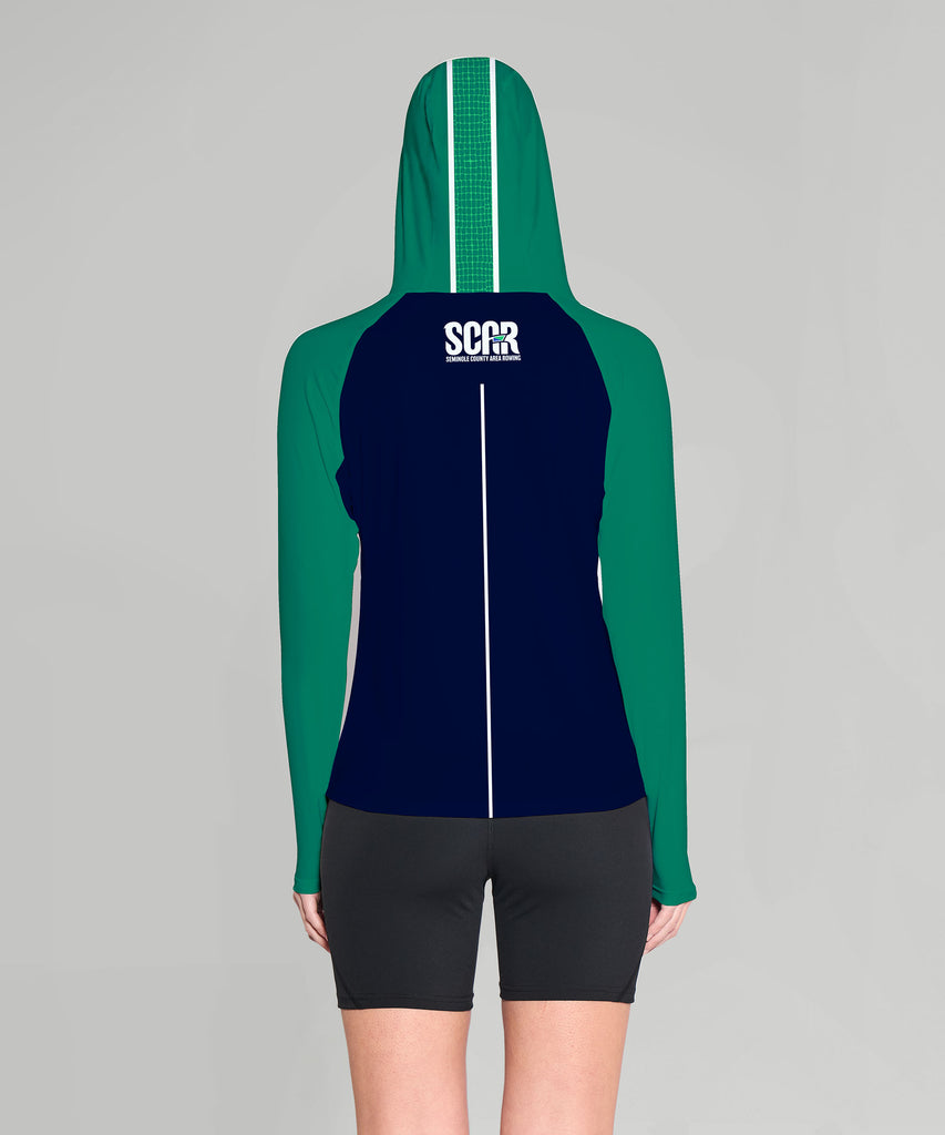 Women's Scar Sun Hoodie LS - Green