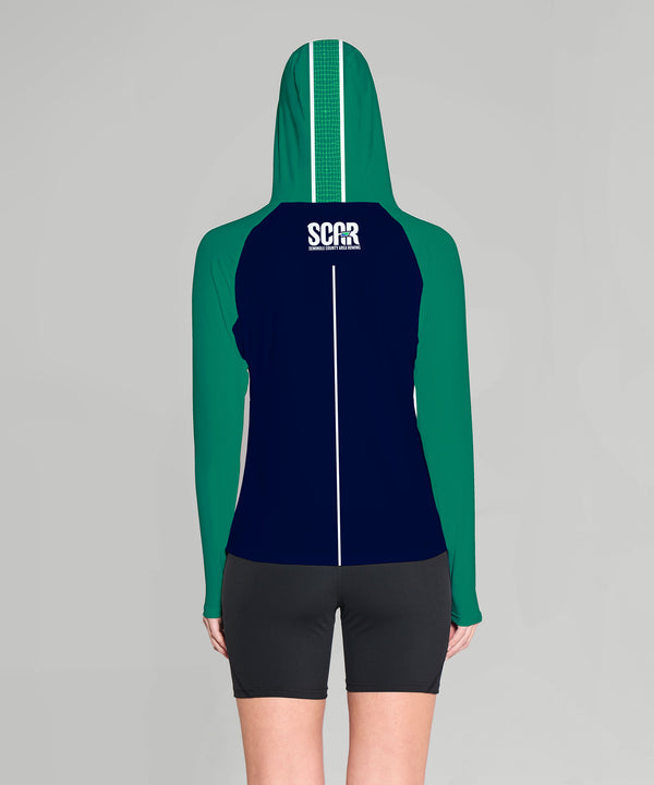 Women's Scar Sun Hoodie LS - Green